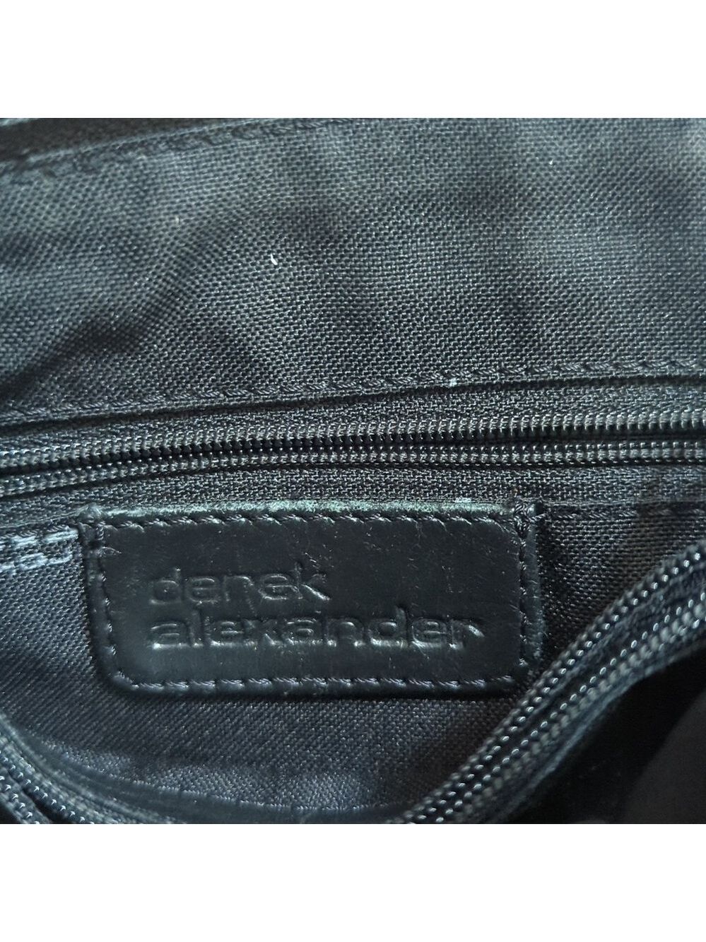 Derek Alexander CENTRAL PARK Small Two Sided Zipped Cross-body Bag - Picture 7 of 11